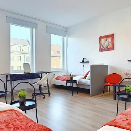 Apartmán Ring-apartments Orange - 2 Og - Zentrale 1-sz Wohnung, Bis 4 Gelsenkirchen